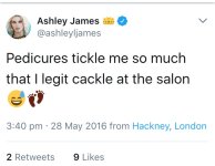 Ashley James is ticklish.jpeg