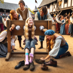 DALL·E 2024-01-15 22.22.15 - A light-hearted scene at a Renaissance faire, featuring an 18-yea...png