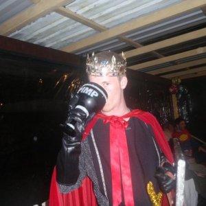 Me as king Arthur at my 18th