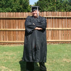 Me at my graduation party after graduating from California State University, Fresno (May 19th, 2012)
