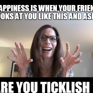 are u ticklish