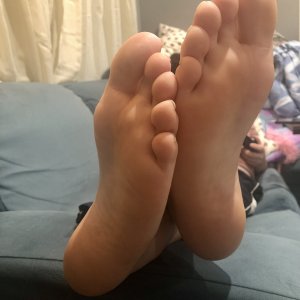 My fiancés feet. I’ve always thought he has super cute feet (for a guy especially). Pic taken and posted here with his expressed consent.