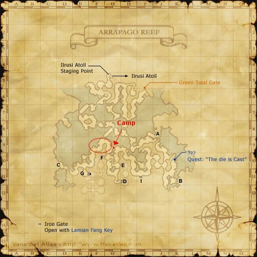 Treasure Map Indicating the Location of Ignis Aureliae