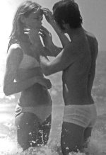 Jean Shrimpton and Terence Stamp on holiday.jpg