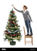 woman-christmas-tree-decorating-ornaments-putting-a-star-on-the-tree-EAM5E2.jpg