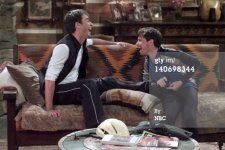 Eric McCormack foot-tickled, Will & Grace Behind the Scenes 2.jpg