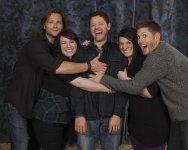 Jensen Ackles and Jared Padalecki TICKLING Misha Collins.jpg