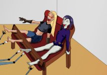 Terra_and_Raven_tickled_by_Mark5217.jpg