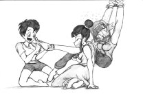 Chichi & Videl Tickles Bulma.jpg