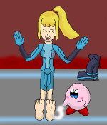 Kirby_tickles_Samus_by_spoonorca.png