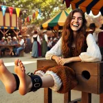 DALL·E 2024-12-27 22.59.02 - A highly realistic and lively scene at a Renaissance fair featur...webp