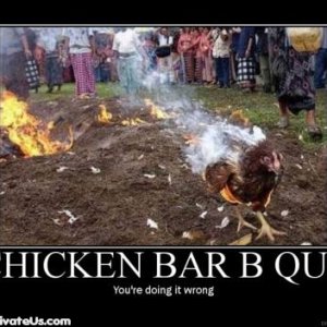 chicken bbq demotivational poster