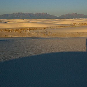 Shadow of the Pixie - White Sands National Park, New Mexico (August 2008)