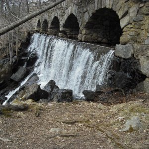 Side shot of the waterfall at the entrance. I wanted a front shot but the rocks at the time in the area were a bit slippery