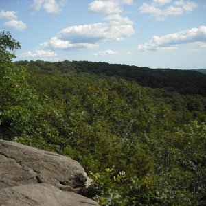 One more alternative view of the valley from the outlook in Devil's Hopyard