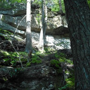 View from the trail approaching Devil's Oven