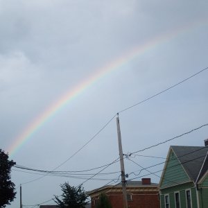 rainbow i saw today while out on my bike