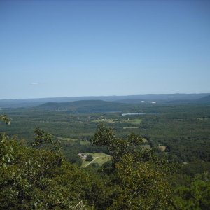 A view of one of the towns from the left side of Lion's Head