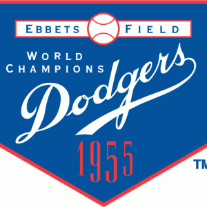 Brooklyn Dodgers logo.