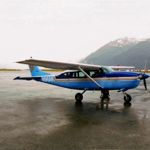 Haines, AK airport (this was the plane I took from Juneau to Haines)