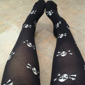 Skull Tights!!