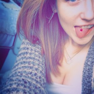 stick out tounge selfie