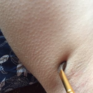 Goosebumps from a tiny brush, hehehe