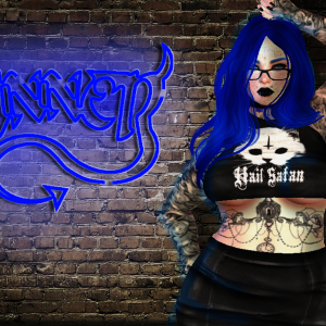 "Sinner" a photo of my Second Life character done by me