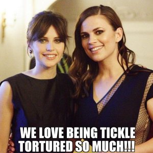 Felicity Jones & Hayley Atwell