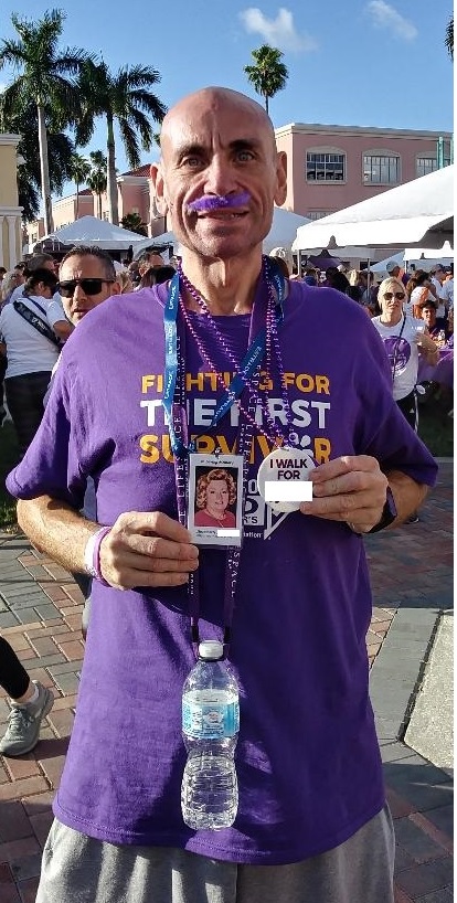 ALZHEIMER'S WALK IN BOCA RATON, FL IN NOVEMBER 2019, IN MEMORY OF MY MOM WHO PASSED AWAY 1 MONTH EARLIER FROM ALZHEIMER'S! SHE WAS LIKE A REAL LIFE ED