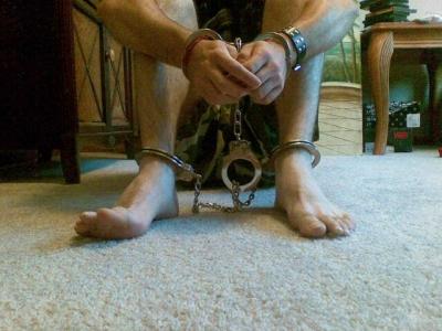 Barefeet and cuffs