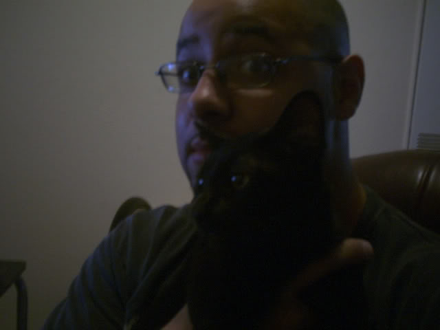 Cat and I. He still has no name. He is just....cat!