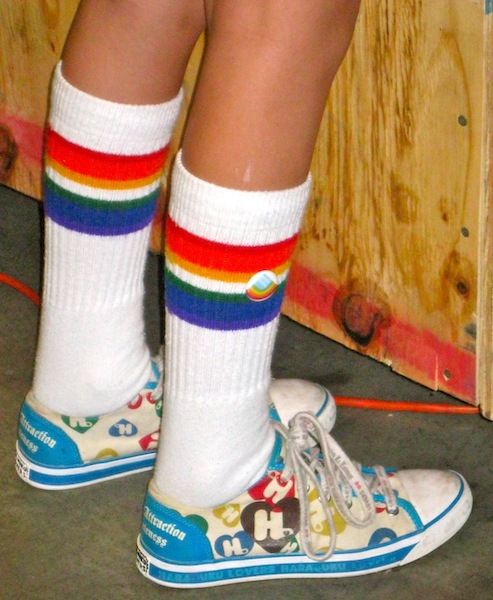 Converse Rainbow tube socks