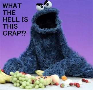 Cookie Monster is PISSED