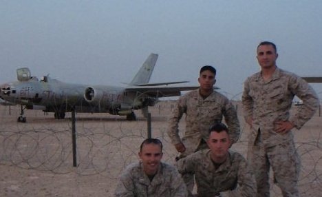 downed MIG in Iraq we found