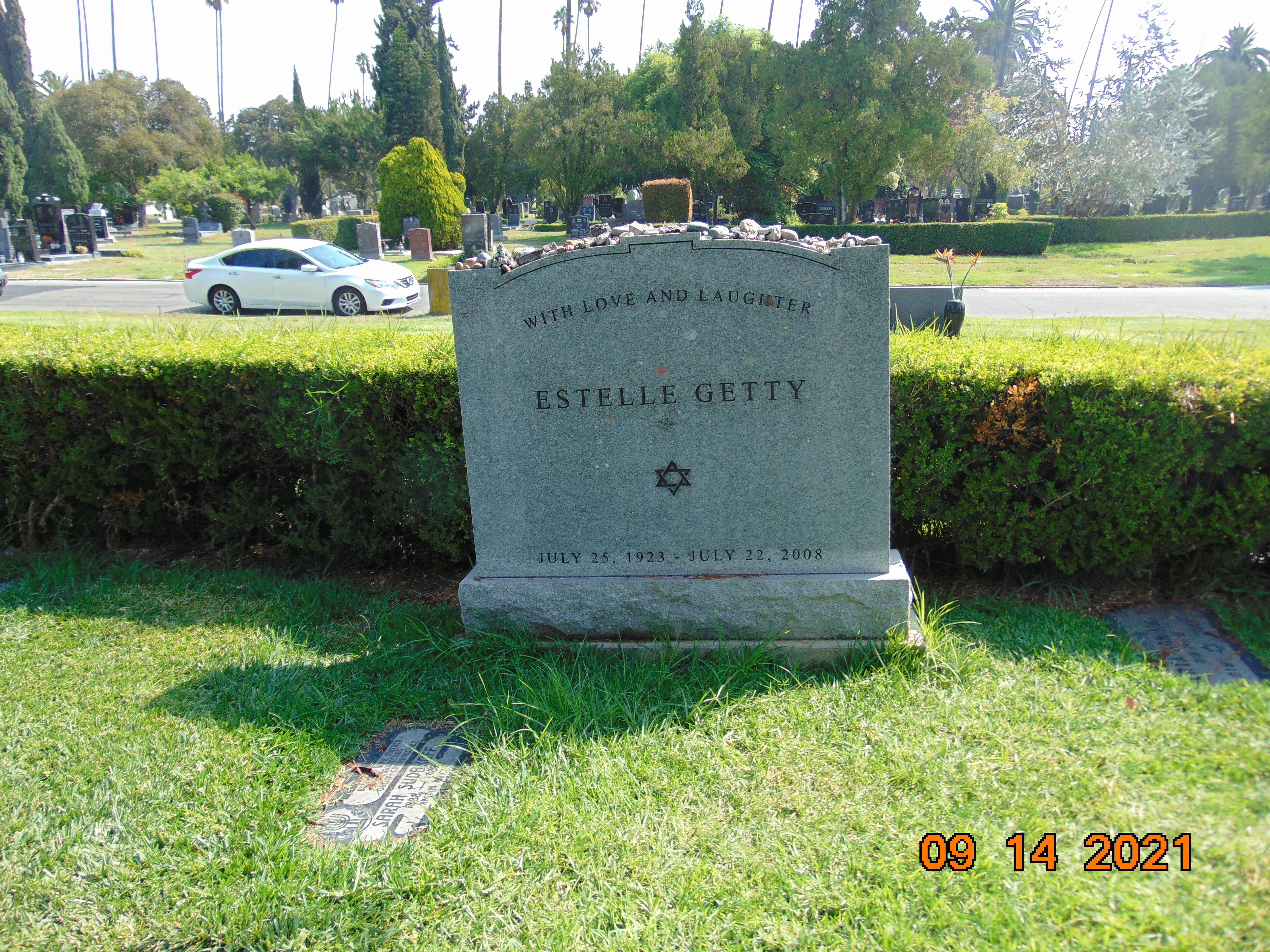 Estelle Getty ( Hollywood Forever, across from Mel Blanc )