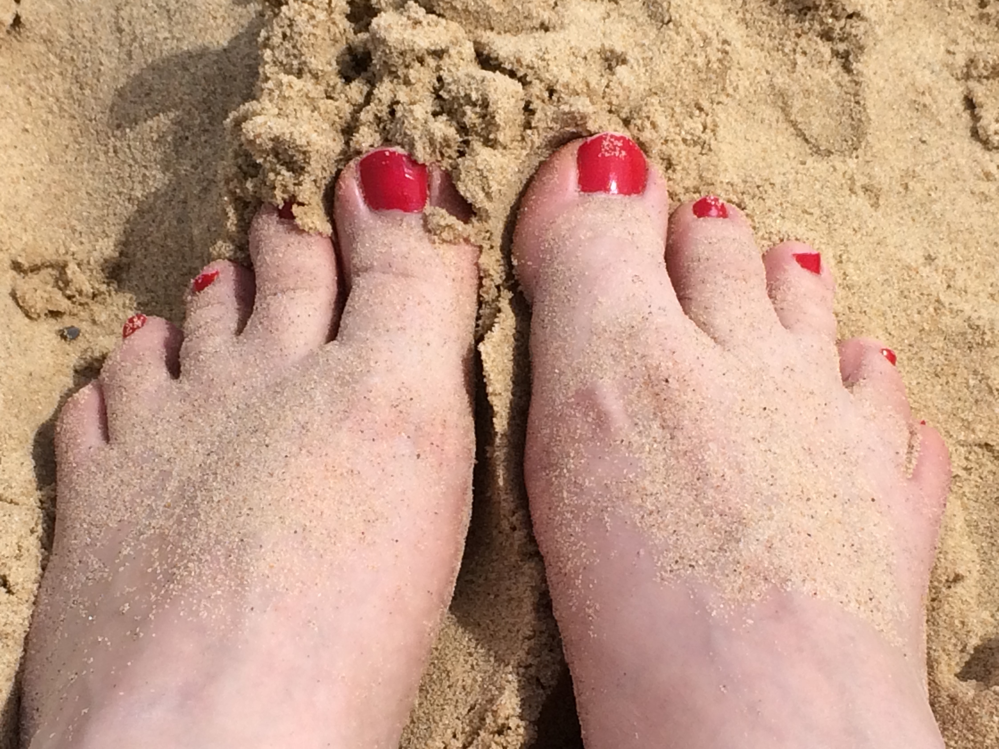 Feet in the sand :)