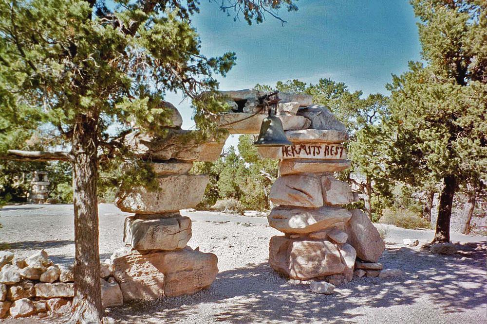 Hermit's Rest....End of the South Rim Trail hike! (I, of course hiked it by myself, and it took a few hours)