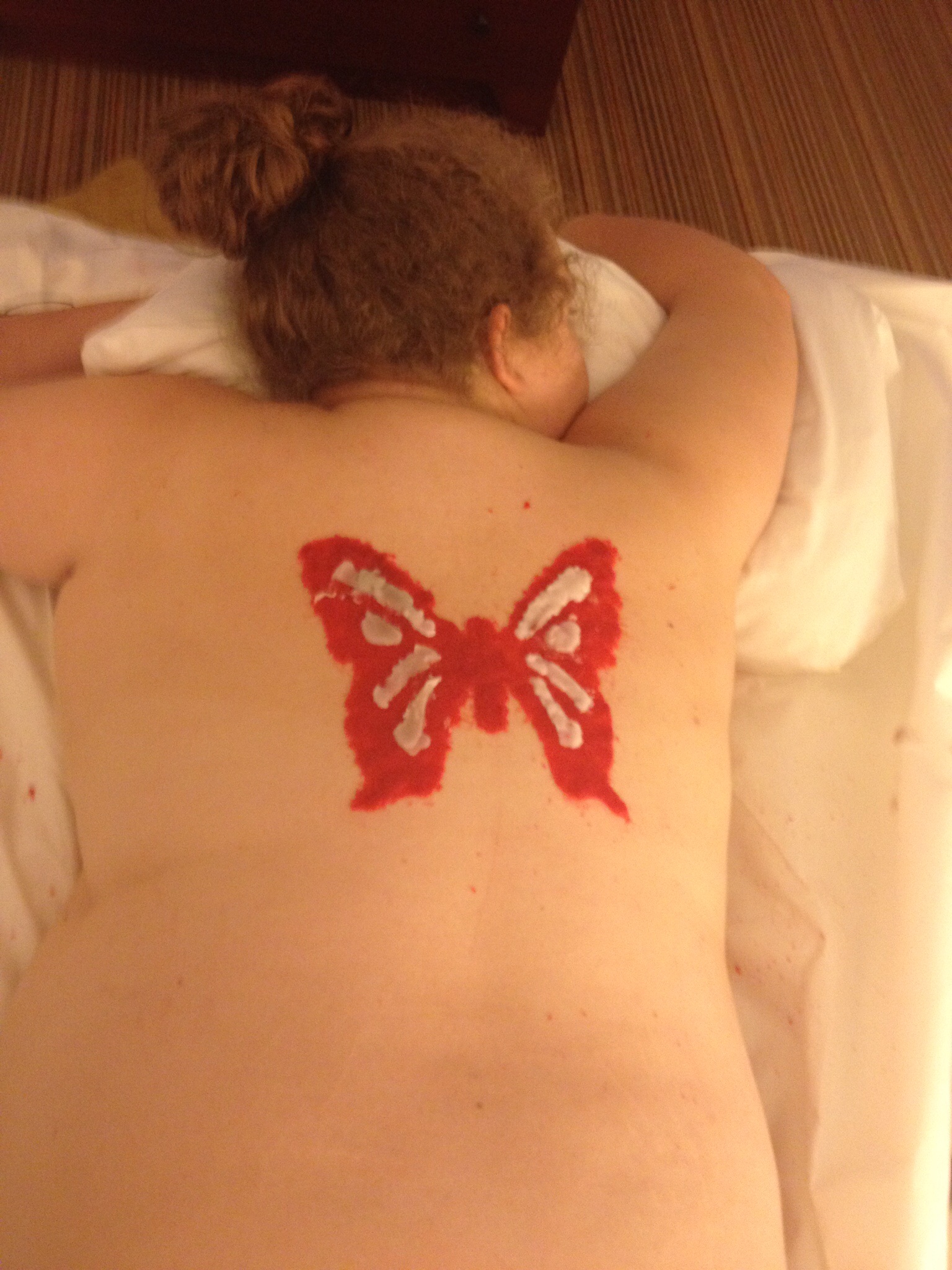 Hot wax butterfly :)