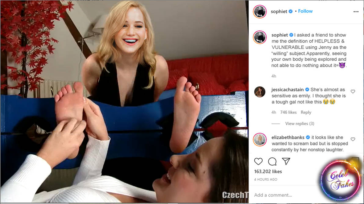 Jennifer Lawrence Instagram Style Fake