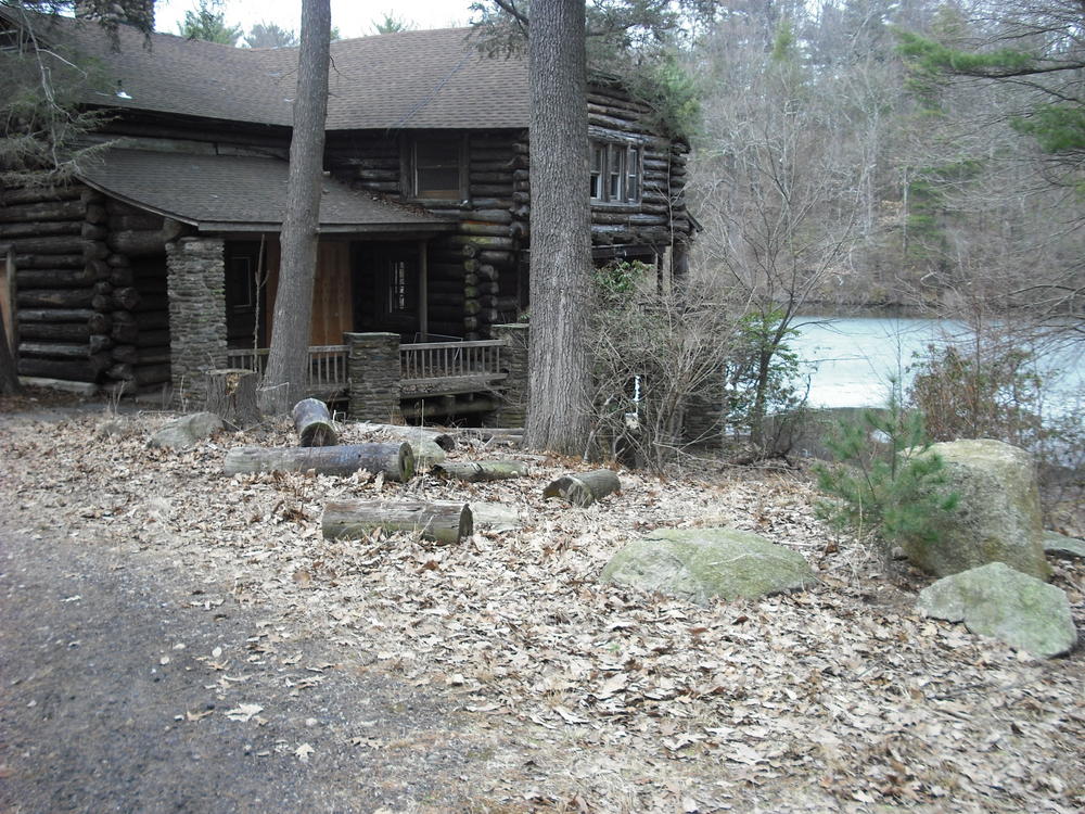 Just an old log cabin deep in the woods