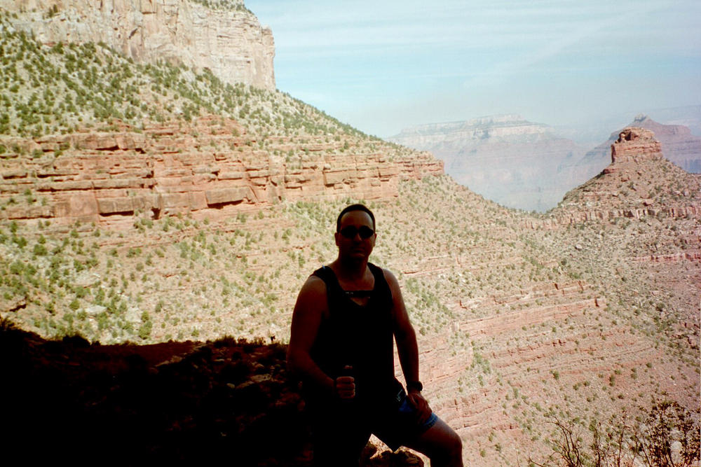 Me on the Bright Angel Trail...What an awesome hike!