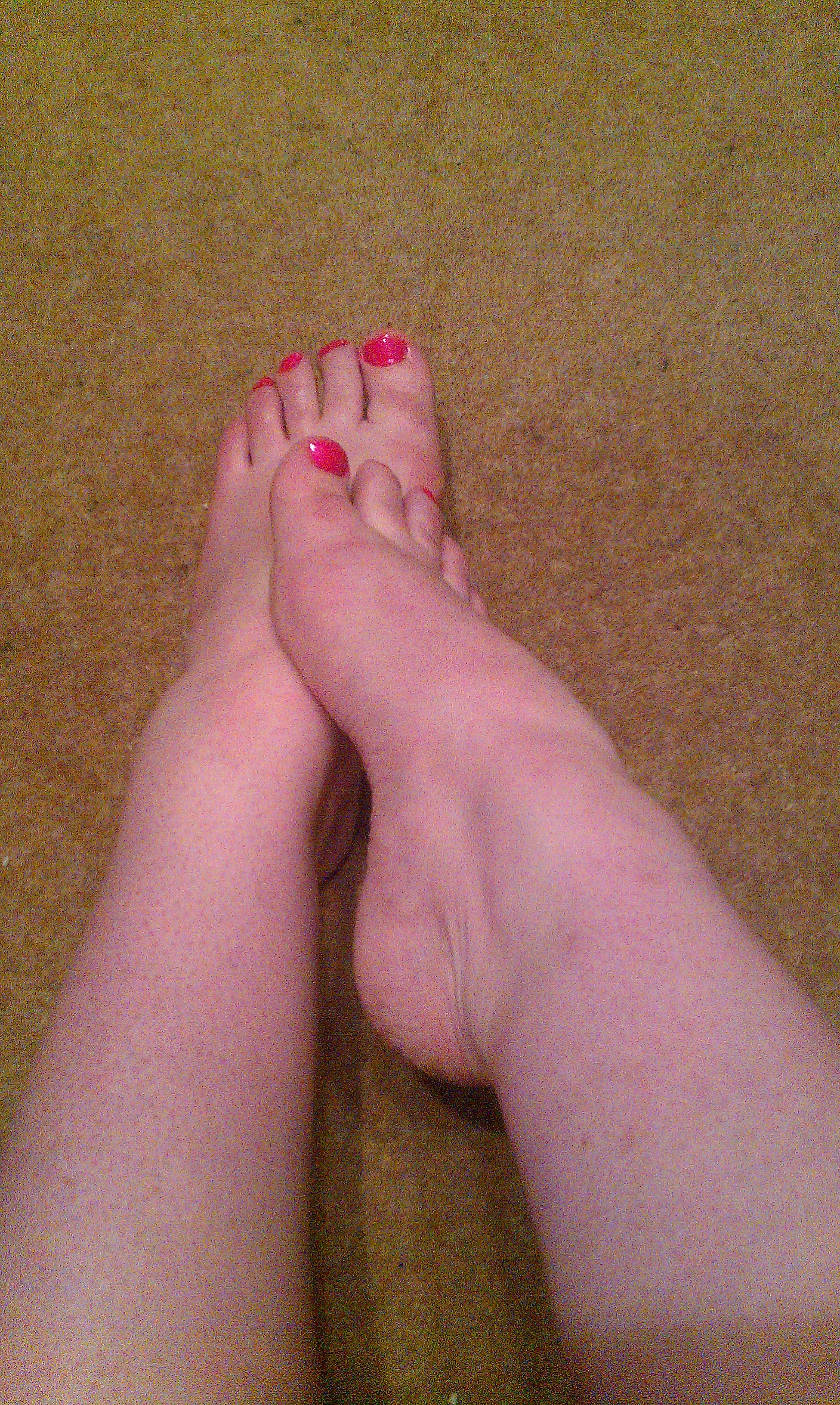 My bare feet!