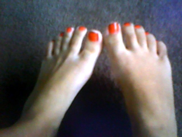 my Red toes