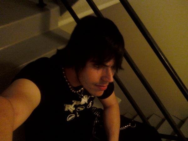 On the stairs of my appt.