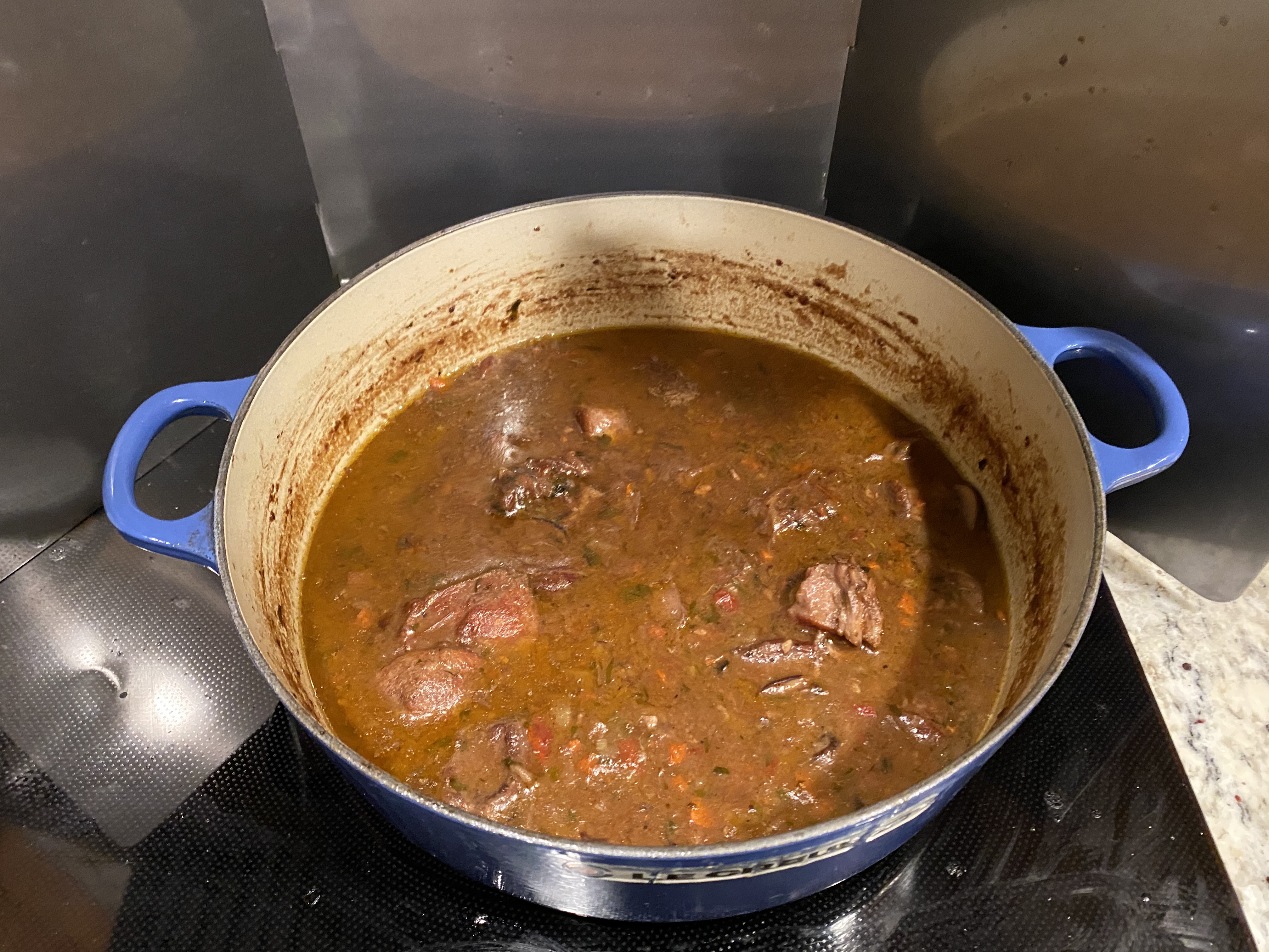 Ossobuco in the pot