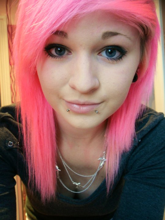 pink hair