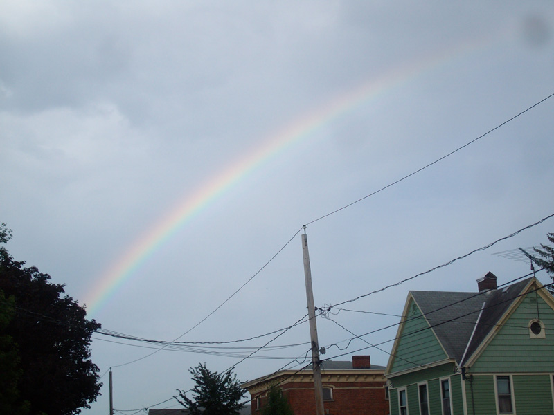 rainbow i saw today while out on my bike