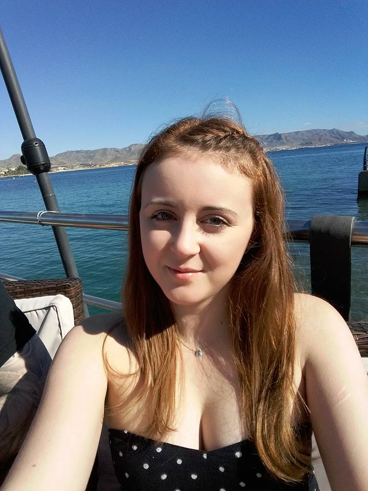 selfie in the middle of the sea