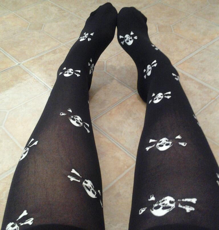 Skull Tights!!